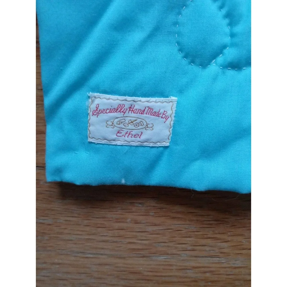 Handmade Animal Friends Retro 70s Baby Blanket‎